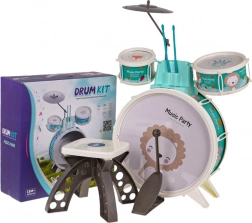 Gyerek dobkészlet oroszlán mintával