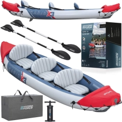 BESTWAY Hydro-Force Rapid X3 felfújható kajak 3 személynek, evezőkkel és pumpával