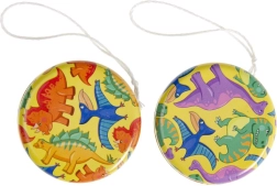 Fém jojó dinoszaurusz mintával