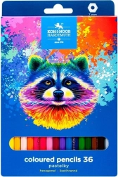 Hatszögletű ceruzák Mosómedve 36 db