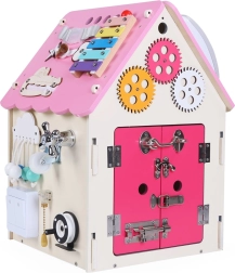 Fejlesztő tábla házikó gyerekeknek 2Kids Toys – Rózsaszín