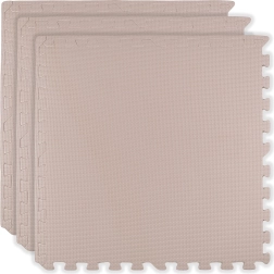 HUMBI hab padló játszószőnyeg 180 × 60 cm, vízálló nagy kirakó, 3 db, világos rózsaszín