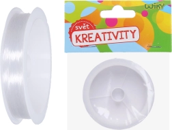 Átlátszó nejlon damil gyöngyökhöz 0,3 mm, 55 m