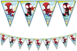 Spidey zászlós girland 2,3 m