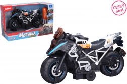 Csavarozható motor effektusokkal, fehér 20 cm – cseh csomagolás