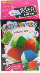 Fürdőbomba készítése – epres mojito