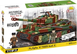 COBI építőkészlet Pz.Kpfw. VI Tiger Ausf. E – 1:35 méretarányú tank, 870 elem