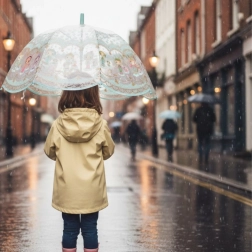 Átlátszó gyerekesernyő Tinyly a DJECO-tól