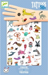 Átmeneti tetoválások – aranyos szörnyecskék DJECO