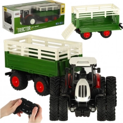 RC traktor utánfutóval