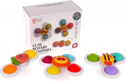 Szenzorikus spinnerek készlete tapadókoronggal a legkisebbeknek