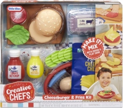 LITTLE TIKES Creative Chefs kreatív készlet: sajtburger és hasábburgonya