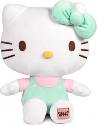 Hello Kitty plüssjáték felvarróval 32 cm – zöld