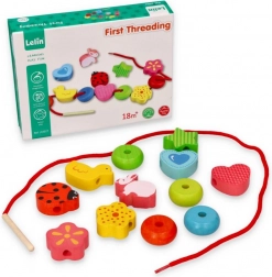 Gyöngyök fűzésre kisgyermekeknek