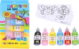 Üvegfestékszett csillámokkal 5+1