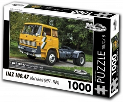 Retro-autók puzzle LIAZ 100.47 nyergesvontató (1977–1984) – 1000 darab