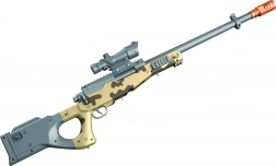 Habgolyós mesterlövész puska – gyerek készlet, 87 cm