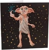 Crystal Art képeslap Dobby 18 × 18 cm