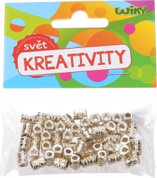 Arany gyöngyök 5x7 mm