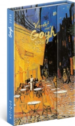 Notique heti határidőnapló Vincent van Gogh 2026 mágneses zárral, 13 x 21 cm