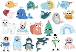 Vilac Fa mágnesek Sziget