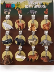 Mojo display 72 kulcstartóval – erdei állatok