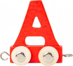 Small Foot fa vagon A betűvel – színes ábécé