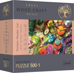 Puzzle Színes koktélok TREFL Wood Craft Origin 501 darab