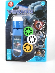 Zseblámpa és űrprojektor – gyerek vetítőkészlet