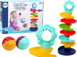 Spirálos torony golyók számára