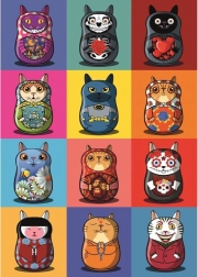 Magnolia Catryoshky 1000 darabos puzzle