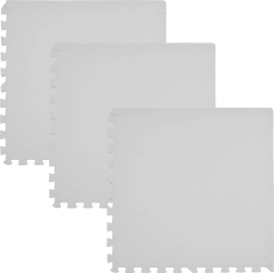 Humbi habszivacs puzzle padlószőnyeg 180 × 60 cm, szürke – 3 db
