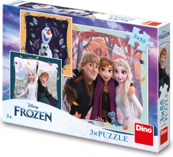 puzzle disney frozen örömteli ősz 3x55 darab
