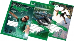 Iskolai füzet A5 négyzethálós PAPÍRNY BRNO