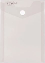 A6 álló, patentos tasak Opaline átlátszó