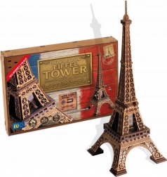 Fa 3D puzzle – Eiffel-torony – szabadulós kirakó 202 darabbal