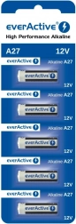 Alkáli elemek 27A 12V, bliszter 5 db everActive