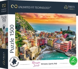 TREFL puzzle Romantikus naplemente: Vernazza, Liguria, Olaszország 1500 darab