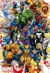 EDUCA Marvel hősök puzzle, 500 darab