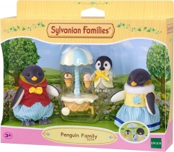 Sylvanian Families pingvincsalád fagylaltoskocsival