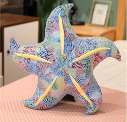 Kék plüss csillag párna 20 cm