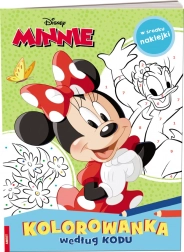 Disney Minnie – színező kóddal