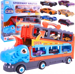 DINO autókilövő 6 kis autóval