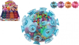 Antistressz szívókás nyomkodós labda, 7 cm