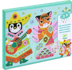 Gyémántokkal ellátott kollázs DJECO