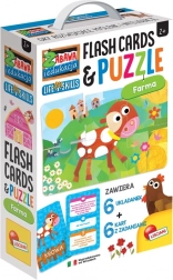 Lisciani oktató puzzle és kártyák – Farm