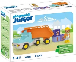 Playmobil Junior billenős teherautó figurával