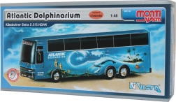 Setra Atlantic Dolphinarium buszmodell építőkészlet, Monti System 50