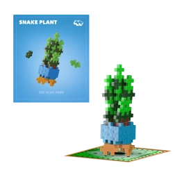 Plus-Plus virág Snake Plant