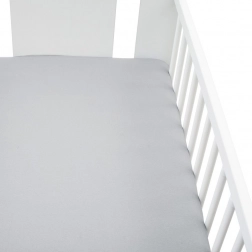 jersey lepedő kiságyba NEW BABY 120 × 60 cm, szürke